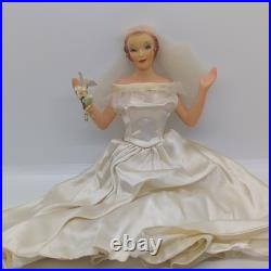 Vintage Countertop Display Bride Mannequin Wedding Dress Advertising NO BASE
