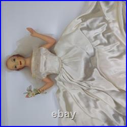 Vintage Countertop Display Bride Mannequin Wedding Dress Advertising NO BASE
