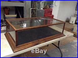 Vintage Country Store Countertop Counter Top Showcase Display Cabinet Oak