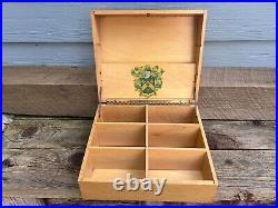 Vintage Curlee Clothes Clothing Co. St Louis, MO Countertop Wooden Display Box