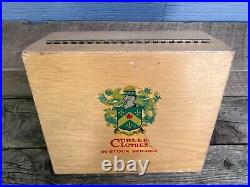 Vintage Curlee Clothes Clothing Co. St Louis, MO Countertop Wooden Display Box