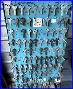 Vintage Curtis Industries Key Display