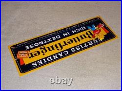 Vintage Curtiss Candies Butterfinger 15 Metal Chicago Chocolate Candy Bar Sign