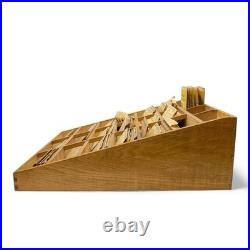 Vintage Cushings Perfection Dyes Wood Advertising Store Display & 55 Dye Packets