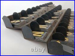 Vintage DA-NITE Reflecting Metal Letters Advertising Display Set Cleveland OH