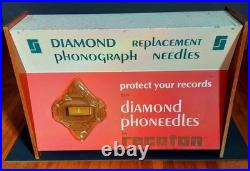 Vintage DIAMOND phoneedles Recoton Record Replacement Needle Store Display