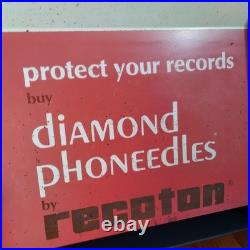 Vintage DIAMOND phoneedles Recoton Record Replacement Needle Store Display