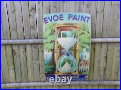 Vintage Davoe Paint 1940 Cardboard Store Display