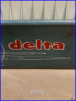 Vintage Delta Paint Brushes Store Display Case