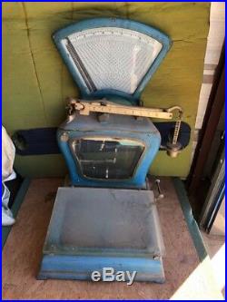 Vintage Detroit Automatic Old Grocery Store Scale Display Original Paint Good