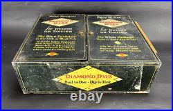 Vintage Diamond Dyes General Store Display Storage Cabinet