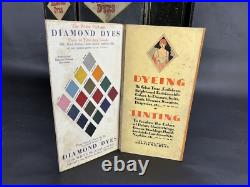 Vintage Diamond Dyes General Store Display Storage Cabinet
