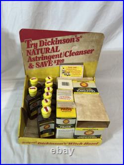 Vintage Dickinsons Witch Hazel With Store Display 80s Very Rare Please Read