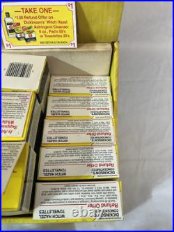 Vintage Dickinsons Witch Hazel With Store Display 80s Very Rare Please Read