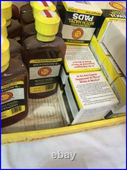 Vintage Dickinsons Witch Hazel With Store Display 80s Very Rare Please Read