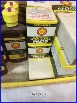 Vintage Dickinsons Witch Hazel With Store Display 80s Very Rare Please Read