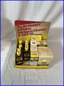 Vintage Dickinsons Witch Hazel With Store Display 80s Very Rare Please Read
