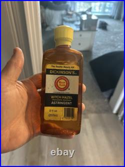 Vintage Dickinsons Witch Hazel With Store Display 80s Very Rare Please Read