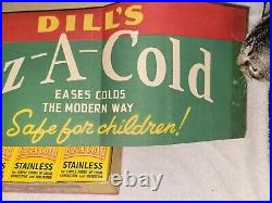 Vintage Dill's Ez-a-cold Full Box Unopened 12 Jars New Old Stock Norristown Pa