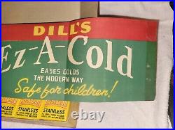 Vintage Dill's Ez-a-cold Full Box Unopened 12 Jars New Old Stock Norristown Pa