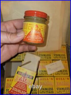 Vintage Dill's Ez-a-cold Full Box Unopened 12 Jars New Old Stock Norristown Pa