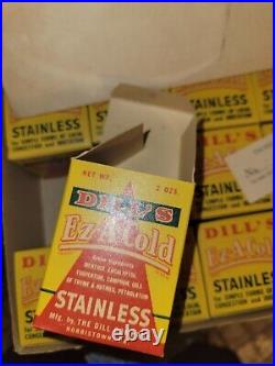 Vintage Dill's Ez-a-cold Full Box Unopened 12 Jars New Old Stock Norristown Pa