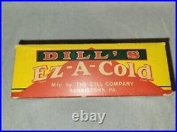 Vintage Dill's Ez-a-cold Full Box Unopened 12 Jars New Old Stock Norristown Pa