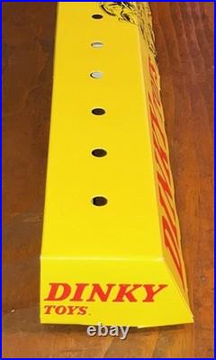 Vintage Dinky Toys Factory Cardboard Store Display Plinth Speedwheels c. 1970