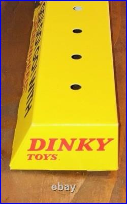 Vintage Dinky Toys Factory Cardboard Store Display Plinth Speedwheels c. 1970