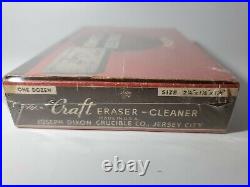 Vintage Dixon Craft Eraser Cleaner No. 1110 Store Display 1958 New Old Stock