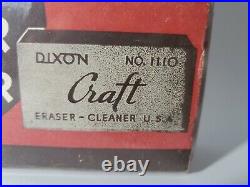 Vintage Dixon Craft Eraser Cleaner No. 1110 Store Display 1958 New Old Stock