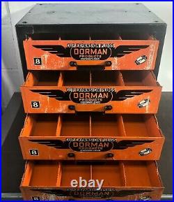 Vintage Dorman Products Cincinnati, OH 4 Drawer Shop Cabinet 17x16.5x13