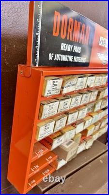 Vintage Dorman Ready Paks Fastener Cabinet with Contents Organizer USA LOADED! VGC