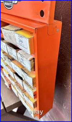 Vintage Dorman Ready Paks Fastener Cabinet with Contents Organizer USA LOADED! VGC