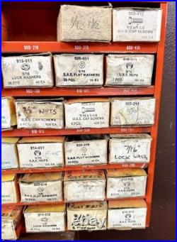 Vintage Dorman Ready Paks Fastener Cabinet with Contents Organizer USA LOADED! VGC