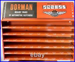 Vintage Dorman Ready Paks Fastener Cabinet with Contents Organizer USA LOADED! VGC