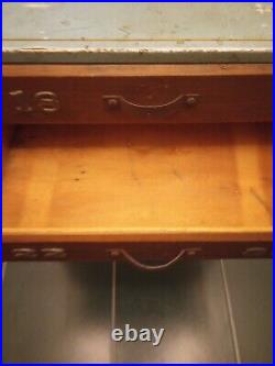 Vintage Dr. Scholl's Countertop Display Case With Drawers Very Rare
