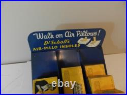Vintage Dr. Scholls Insoles Store Display-vintage Shoes- Vintage Advertising