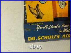 Vintage Dr. Scholls Insoles Store Display-vintage Shoes- Vintage Advertising