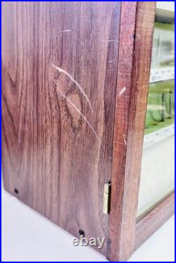 Vintage Dremel Store Display Case Wood Cabinet Accessory Center 41pc 1960s