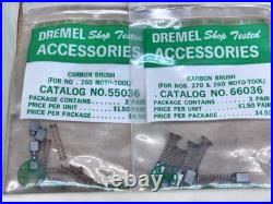 Vintage Dremel Store Display Case Wood Cabinet Accessory Center 41pc 1960s