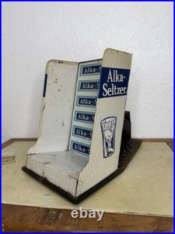 Vintage Drug Store Counter Advertising Alka-Seltzer Display Rack Tape Dispenser Vintage Drug Store Counter Advertising Alka-Seltzer Display Rack Tape Dispenser