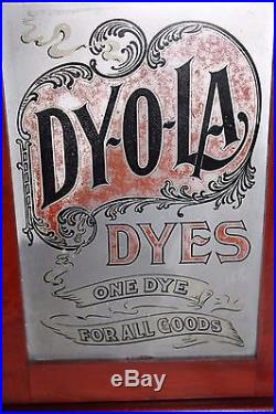 Vintage Dyola (Dy-O-La) 2 Door Dye Cabinet