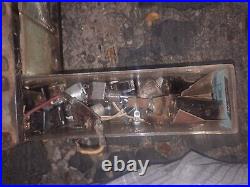 Vintage E. EDELMANN & CO. Chicago Metal Cabinet Organizer Store Display With Parts