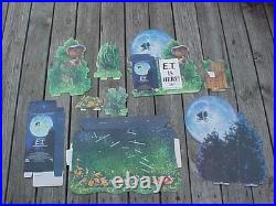 Vintage E. T. Extra Terrestrial Video Store Promo Pepsi Display & Original Box ++