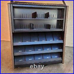 Vintage EVEREADY Batteries Spinning Counter Top Display Case 14 x 12 x 17