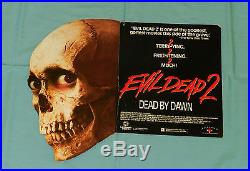 Vintage EVIL DEAD 2 DEAD BY DAWN (incomplete) hanging video store display