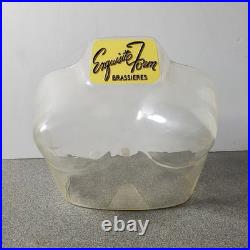 Vintage EXQUISITE FORM Bullet Bra Brassieres STORE DISPLAY Mannequin Advertising