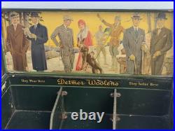 Vintage-Early 1900's / Detmer All Pure Wool Store Display