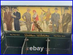 Vintage-Early 1900's / Detmer All Pure Wool Store Display